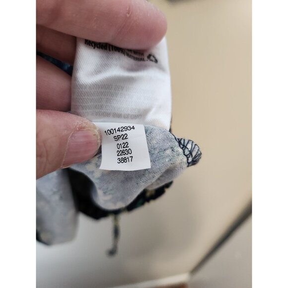 Charter Club floral wrap blouse. - Picture 6 of 7